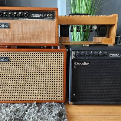 Mesa/Boogie Mark IIB (Original Amp) Mahogany Custom-Made Head & Cabinet – Mesa Footswitch, EV Black Shadow Speaker image 3