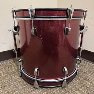Ludwig Questlove Breakbeats Bass Kick Drum 16x14" Wine Red Sparkle image 9
