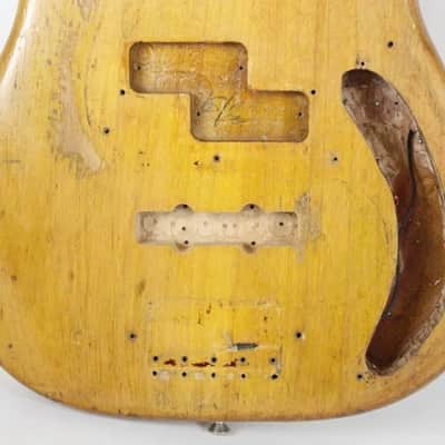 1959 Vintage Fender Precision Bass Pre-CBS Natural Alder ~Killer RELIC~ P-Bass 1950s USA image 3