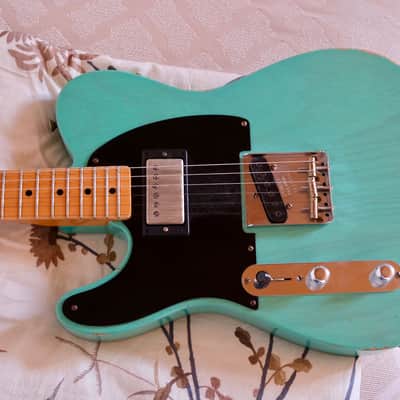 Fender Custom Shop 52 HS Telecaster T Seafoam Green Lefthand LH image 3