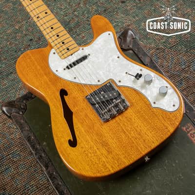 1977 Aria Pro II "Backaroo" TE-500 Thinline Telecaster Made in Japan Matsumoku w/case image 6