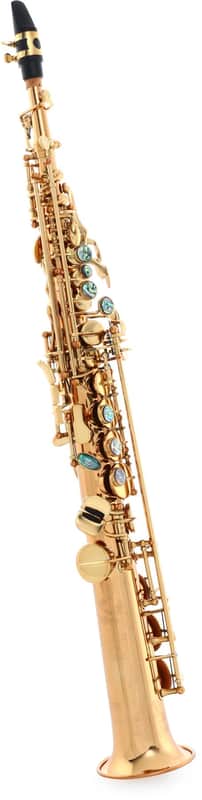 P. Mauriat System 76 Soprano Saxophone with 2 Necks - Gold Lacquer Finish image 1