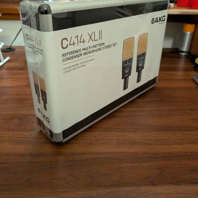 AKG C414 XLII/ST Stereo Matched Pair 2010s - Black image 4