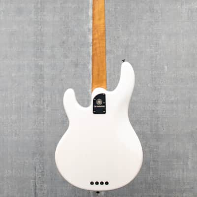 Music Man Tim Commerford StingRay Bass Passive Fight Night White image 4