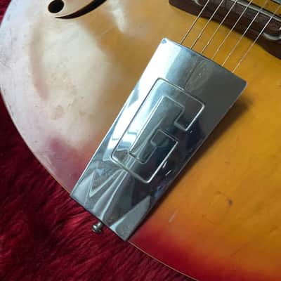c.1964- Guyatone SG-S02 Musician MIJ Vintage Hollow Body Guitar "Sunburst" image 9