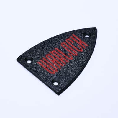 Custom BC Rich Warlock Truss Rod Cover - Black & White image 2