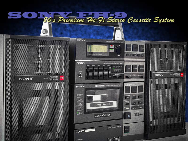 SONY FH-9 🌈 1983 Vintage Hi-Fi Cassette Boombox • MINT & RARE SONY FH-9 🌈 1983 Vintage Hi-Fi Cassette Boombox • MINT & RARE