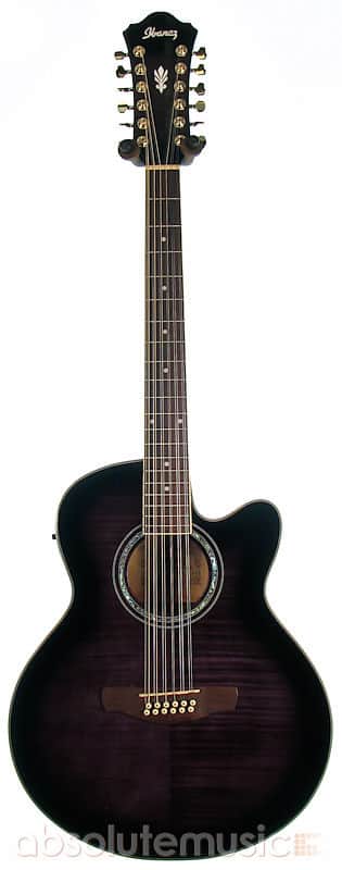 Ibanez AEL2012E-TKS 12 String Electro Acoustic Guitar, | Reverb