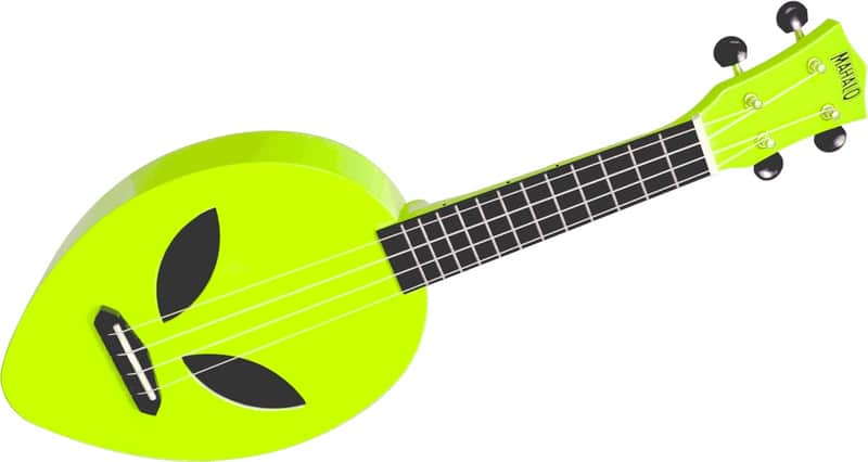 Mahalo MC1ALNGN - Ukulele Soprano  Alien Neon Green + Housse image 1