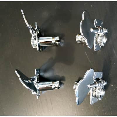 4 Chrome Gear Bass 2+2 tuner, reversible, 14mm image 8