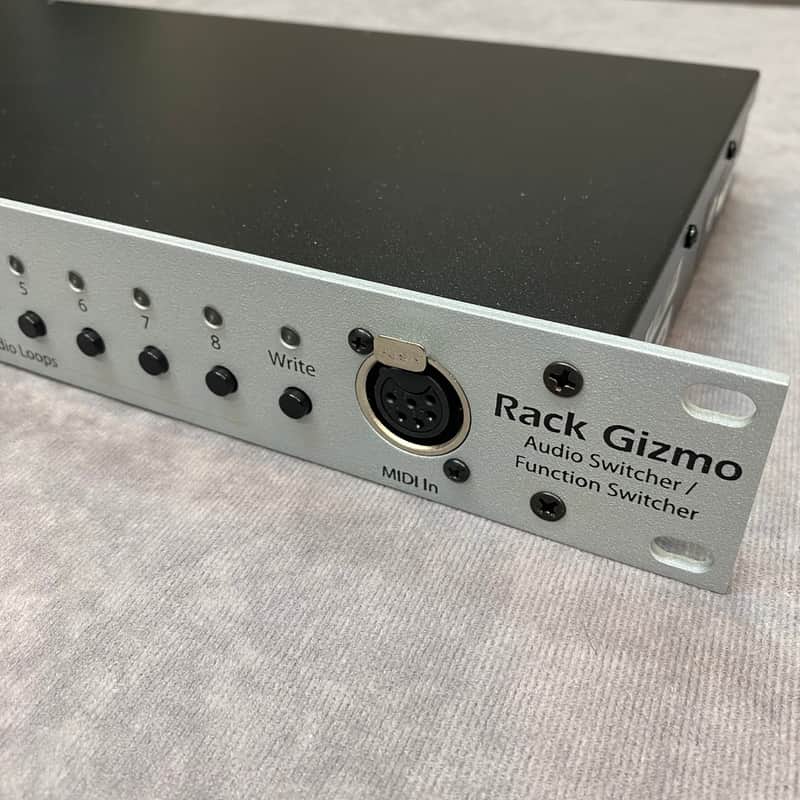 RJM Rack Gizmo Programmable audio loop and function switcher 2010s - Silver image 1