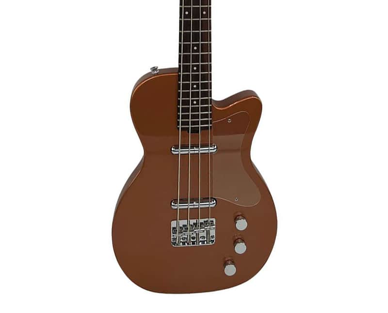 Silvertone 1444 Classic Series Short Scale Bass - Copper Metallic - Open Box image 1