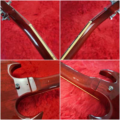 Super Rare 1982 Burny SG-75 AY Angus Young from AC/DC Artist Model - SG Standard - Cherry Red - Made in Japan by Kasuga (Navigator & Heerby) MIJ image 13