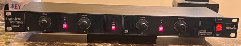 SPL Transient Designer Model 9842 2-Channel Dynamic Effect Processor S/N 7461974 Very Good image 1
