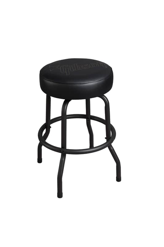 Gibson Accessories GA-STOOL4 Premium Playing Stool Star Logo Short 24' image 1