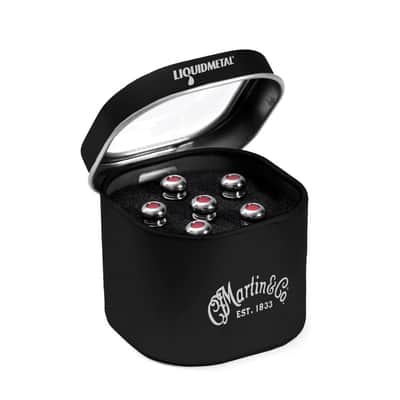 LUXE BY Martin Bridge Pins (Chrome with Red) image 2