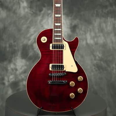 1999 Gibson Limited Edition Les Paul DELUXE Wine Red flame maple top image 2