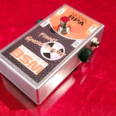 Rare BSM Treble Booster RPA 1970s Overdrive Sound of Ritchie Blackmore w/ box TOP image 4