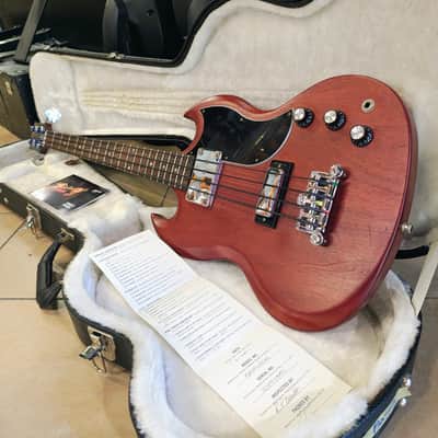Gibson SG Standard Bass Faded 2009 - 2014 - Worn Cherry image 14