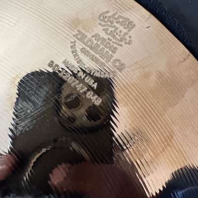 Zildjian 14" A Custom Mastersound Hi-Hat Cymbals (Pair) 1999 - Present - Brilliant image 6
