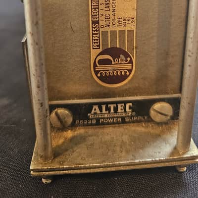 TWO Vintage Altec 428B Tube Preamps P522B Original Power Supply image 10