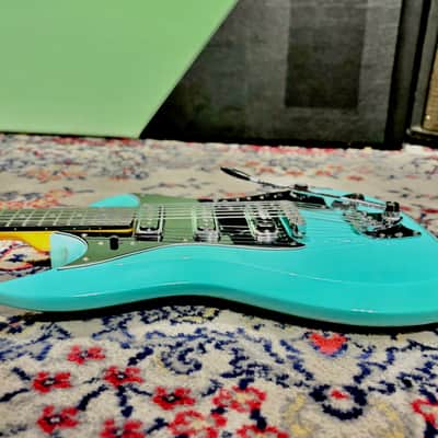 2015 Hagstrom RetroScape Series H-III - Limited Edition 50th Anniversary - Aged Sky Blue w/ Case image 11