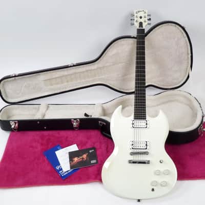 2013 Gibson SG Baritone Rare Limited Edition - Alpine White - Original Case & Paperwork - 27" Scale image 3