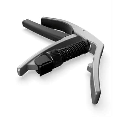 D'Addario Planet Waves Silver Artist Guitar Capo w Adjustable Tension- PW-CP-10S image 3