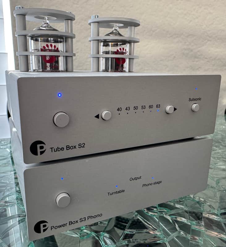 PRO-JECT Tube Box S2 w/ Upgraded Psvane Tubes w/ Power Box S3 Phono