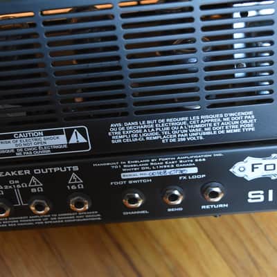 Fortin Sigil, 20-watt High gain tube amp head, Great condition, UK made image 6