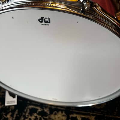 DW 6.5" x 14" Collector's Series Pure PurpleHeart Shell Snare Drum - Natural Satin Oil w/ Chrome Hardware image 5