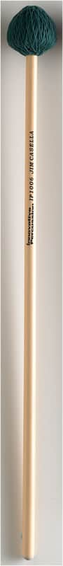 Innovative Percussion IP1006 Jim Casella Series Indoor/Outdoor - Hard Vibraphone Mallets - Green Cord - Rattan image 1