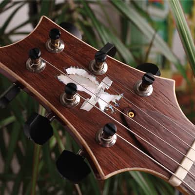 PRS RARE Private Stock [One of The Very 1st 594s | 1 of Only 26 From The First Run!] Guitar Of The Month "February" McCarty 594 in Vintage McCarty Smoked Burst w/Bronze Aluminium Two-Piece Bridge, Flame Mahogany Neck and MOP with Paua Outline Bird Inlays image 11