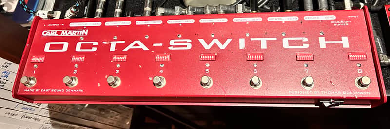 Carl Martin Octa-Switch 2000s - Red image 1