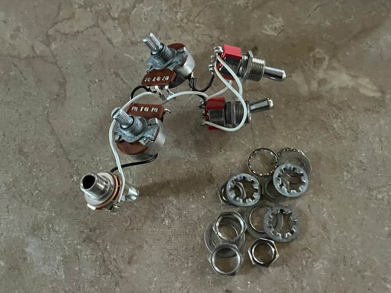 1979 set Fender Lead I II guitar pots harness switches image 1