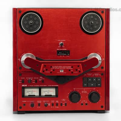 Akai GX-635D Reel-to-Reel Tape Deck Custom Red - Restored - 1 Year Warranty image 8