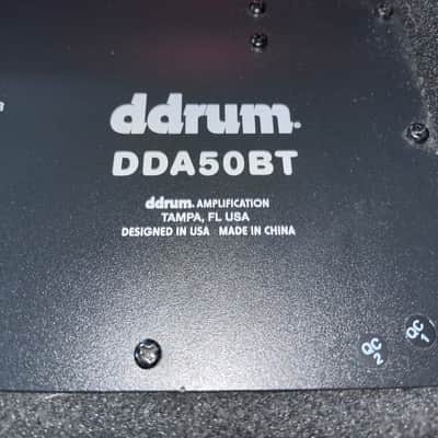 ddrum DDA50 BT 50-Watt 1x10" Bluetooth Electronic Percussion Amp 2010s - Black / Red image 10