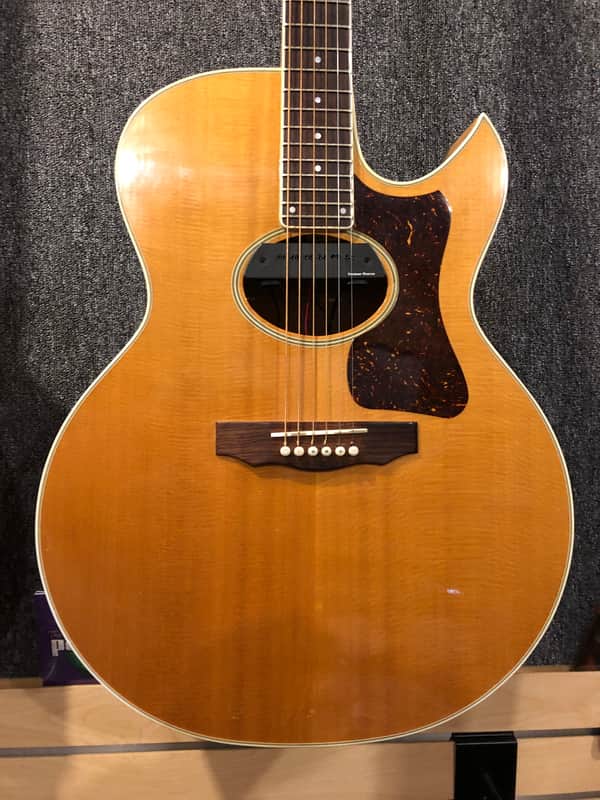 Guild F45CE vintage acoustic guitar 1980's Blonde image 1
