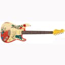 Vintage V6MRHDX Icon Series Summer of Love Electric Guitar Daniel Hahn Graphic