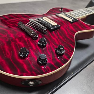 ESP Eclipse II Singlecut AAA Quilt Top 4-Knob LP Seymour Duncan HH Pro Artist Studio Red Guitar MIJ Japan STBC image 1
