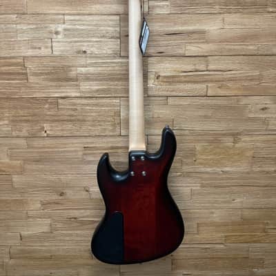 Sadowsky MetroLine 21-Fret Vintage M/J 4- string Bass- Burgundy Burst Trans Satin  w/soft bag  New! image 14