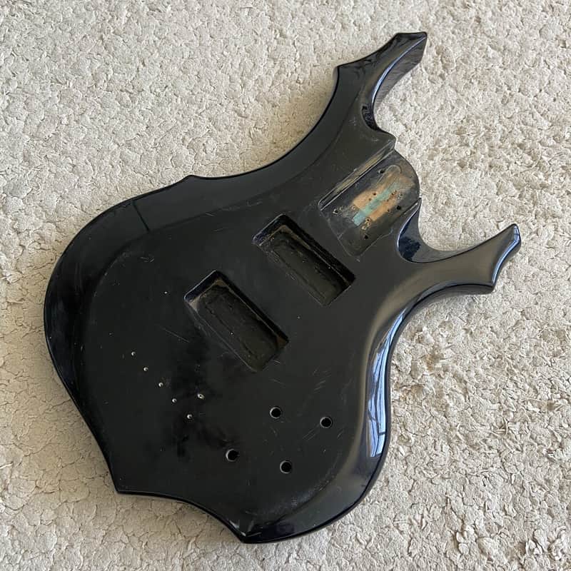 Black Basswood ESP LTD Electric Bass Body image 1