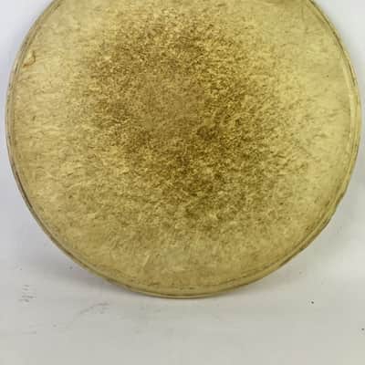 Leedy/Ludwig 13" Calf Skin Rack Tom Drum Head Batter Vintage 40s-50s USA 1 Tear image 1