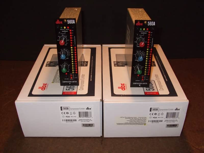 Immagine dbx 560A 500 Series Compressor / Limiter Module 2010s - PAIR - 1