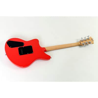 D'Angelico Premier Series Bedford SH Limited-Edition Electric Guitar with Tremolo Regular Fiesta Red image 2