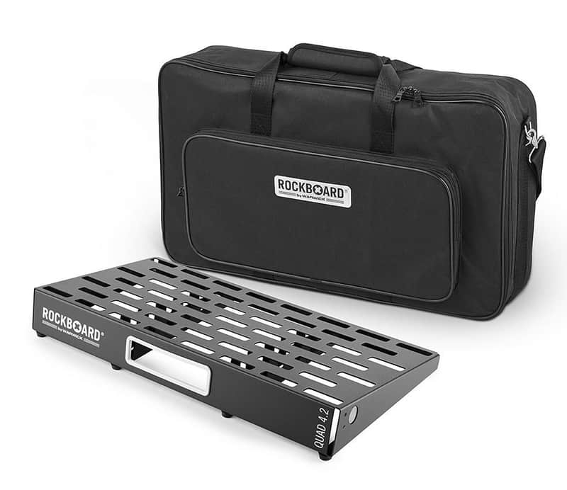 Rockboard QUAD 4.2 Pedalboard with Gig Bag Black image 1