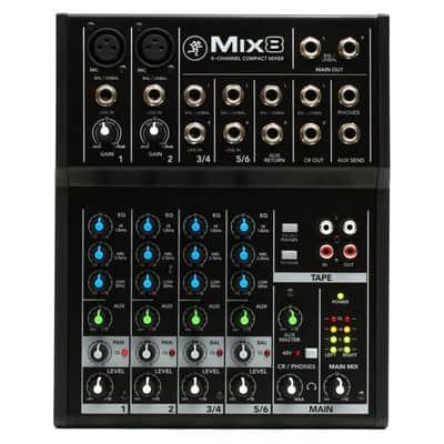 Mackie Mix Series Mix8 8-Channel Mixer image 1