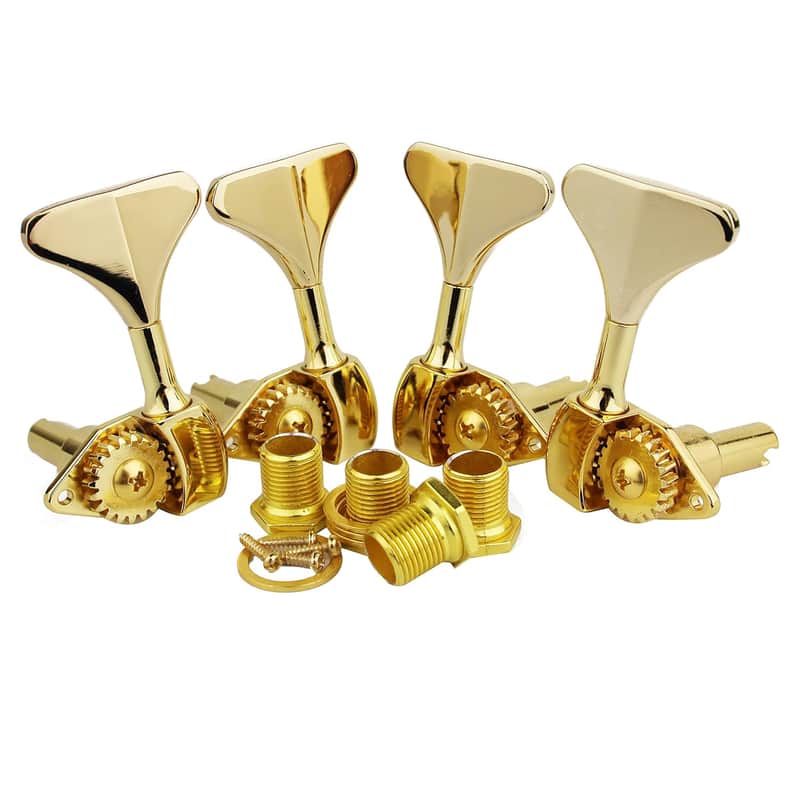 Unbranded Hipshot Style Ultralite Bass Tuner 3/8 2x2 Set 2L2R 2026 - Gold image 1