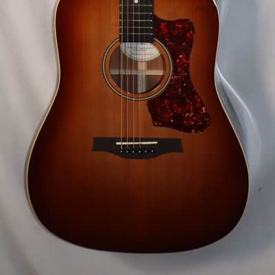Godin Model # 053902 Century Maho EQ Cognac Burst Dreadnought Acoustic Electric with gig bag NEW image 2