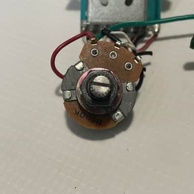 2004 Korean Ibanez RG370DX RG Series Guitar Factory Electronics Wiring, Volume Tone Pot Jack image 4